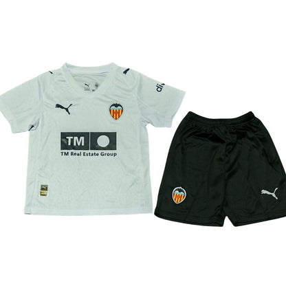 Valencia Kid's Home Soccer Kit 2025/26 - Jersey+Shorts