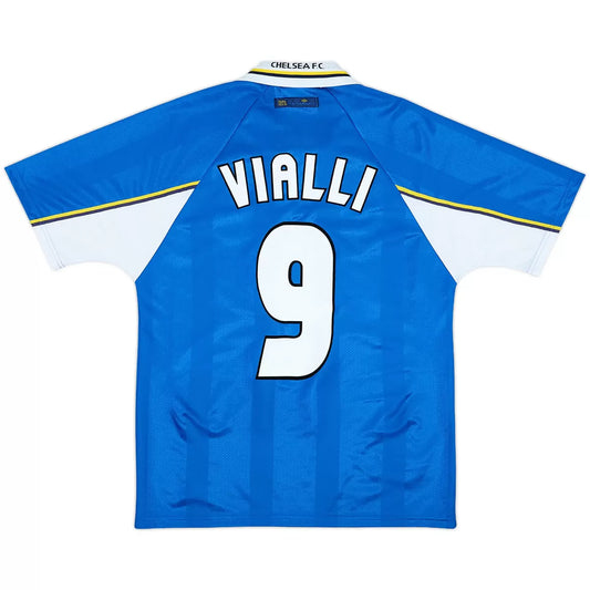 VIALLI #9 Chelsea 1997/99 Camiseta de fútbol retro local