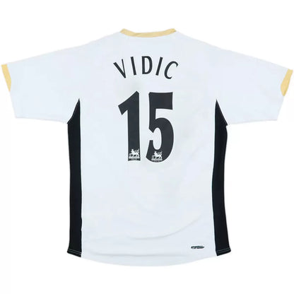 Camiseta retro de visitante del Manchester United 2006/08 VIDIC #15