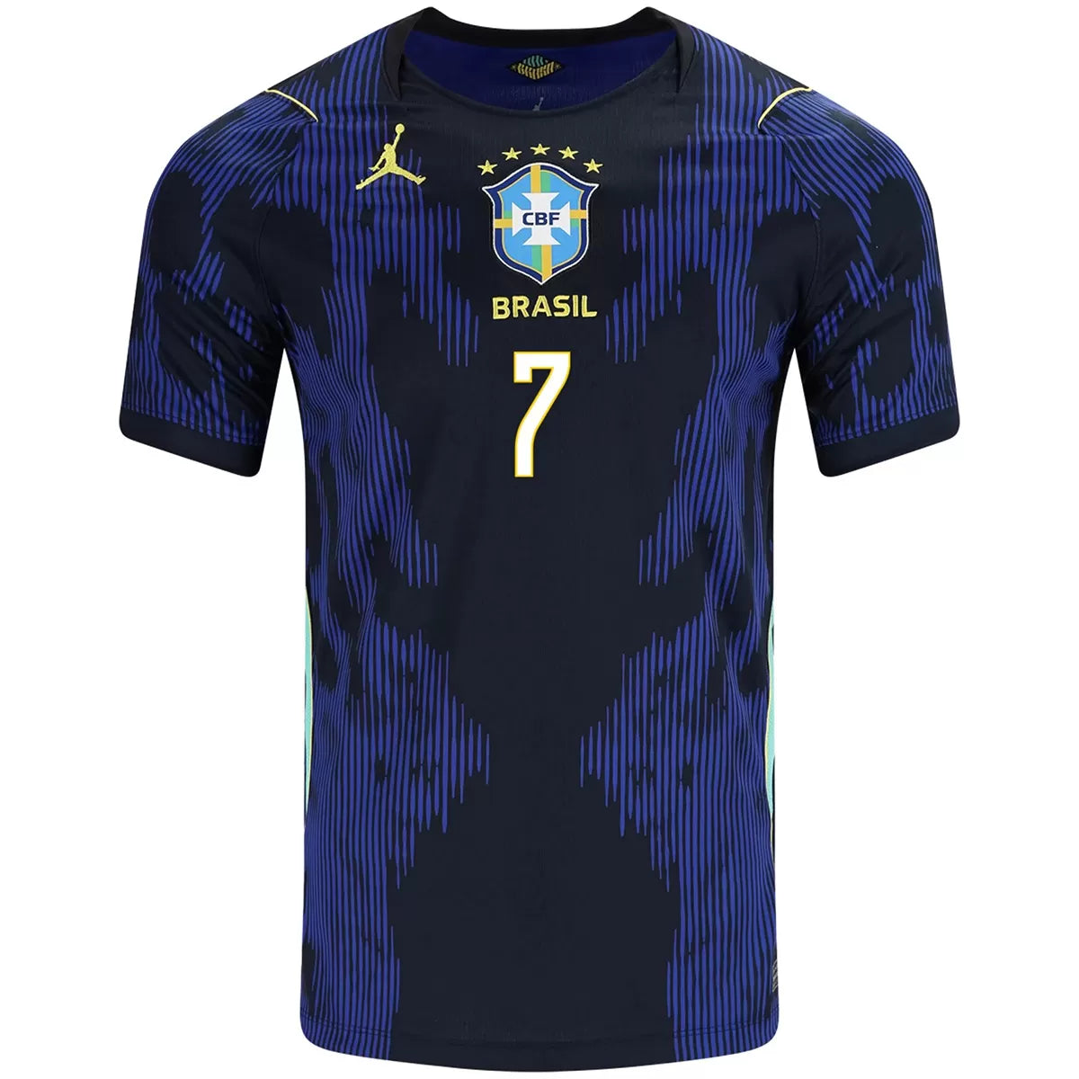 Vini Jr. #7 Brazil Away Soccer Jersey 2026 World Cup