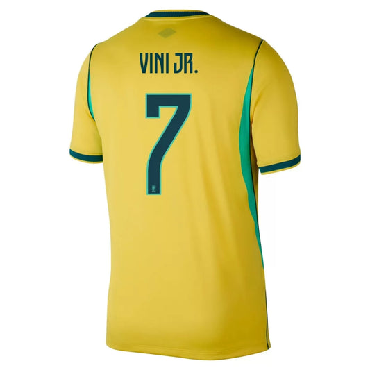 Vini Jr. #7 Brazil Home Soccer Jersey 2026 World Cup