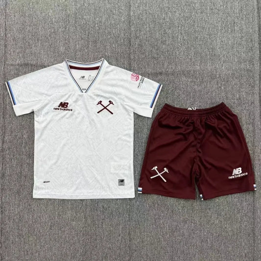 West Ham United Kid's Away Jersey Kit (Jersey+Shorts) 2026/27