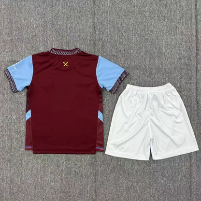 West Ham United Kid's Home Jersey Kit (Jersey+Shorts) 2026/27