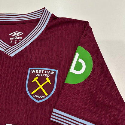 West Ham United Player Version Home Soccer Jersey 2025/26