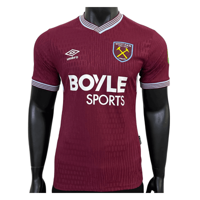 West Ham United Player Version Home Soccer Jersey 2025/26