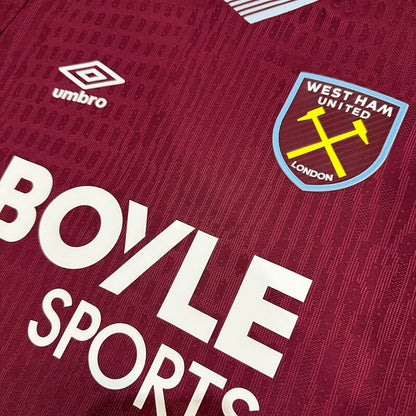 West Ham United Player Version Home Soccer Jersey 2025/26