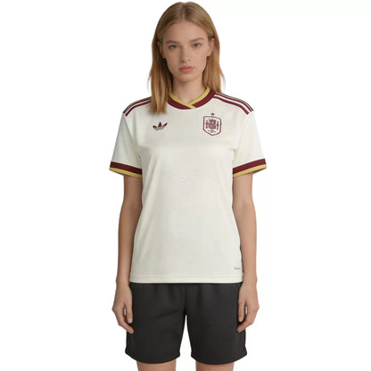 Maillot de football extérieur Espagne Femme Coupe du Monde 2026