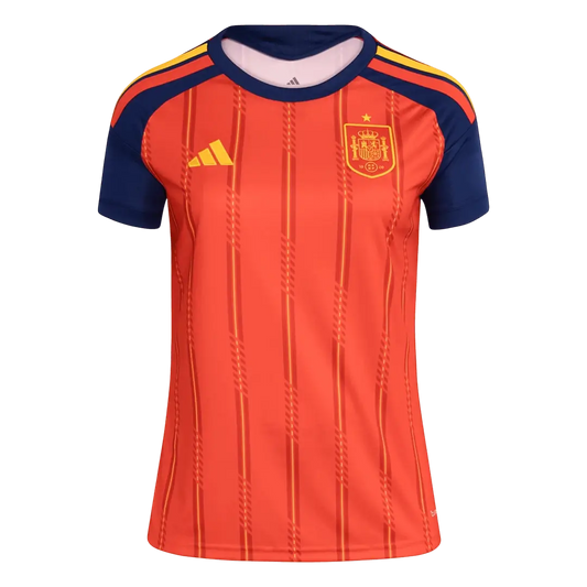Women's Spain Home Soccer Jersey 2026 World Cup