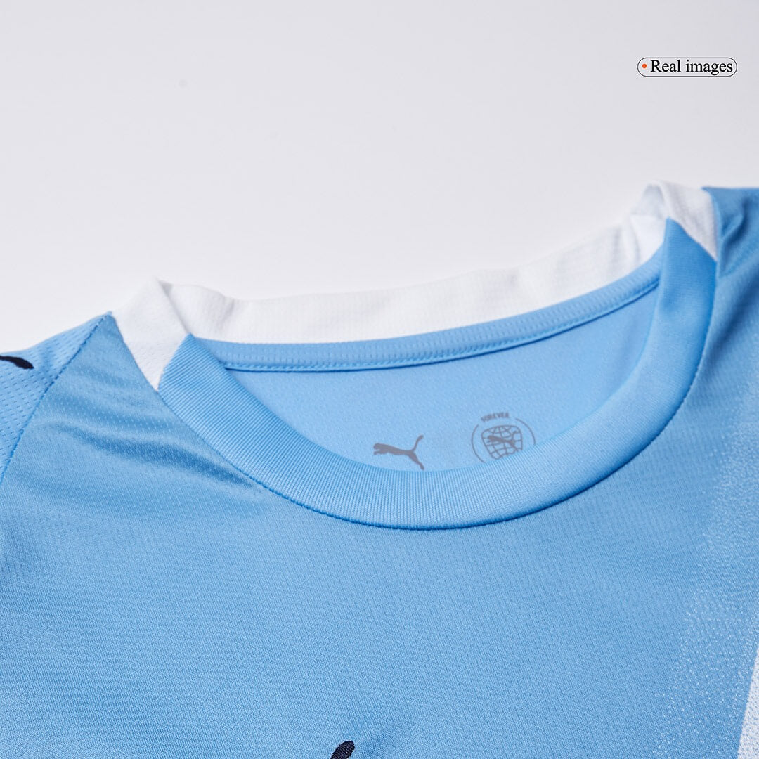 Camiseta de fútbol del Manchester City femenino, local, temporada 2025/26, azul