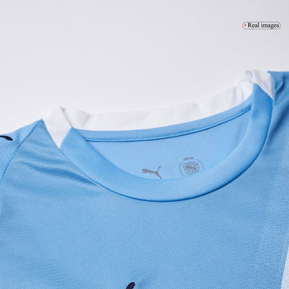 Camiseta de fútbol del Manchester City femenino, local, temporada 2025/26, azul