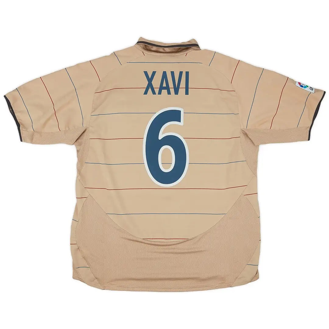 Xavi #6 Barcelona 2003/04 Retro Away Soccer Jersey