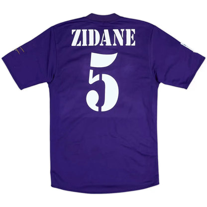 ZIDANE #5 Retro 2002/03 Real Madrid Centenary Third Away Soccer Jersey