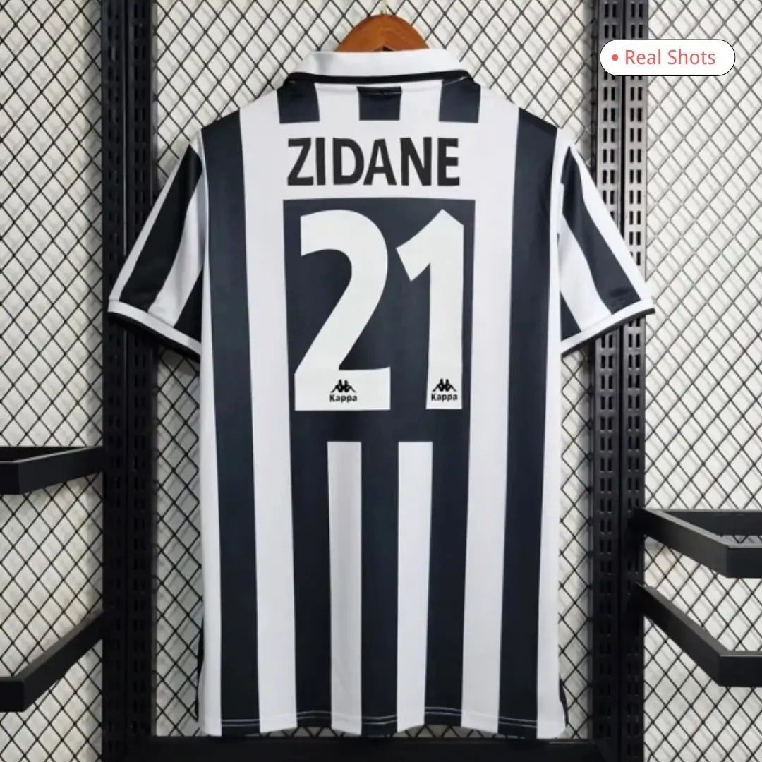 Camiseta retro de fútbol local Zidane #21 Juventus 1995/97