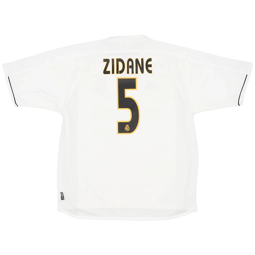 Zidane #5 Real Madrid 2003/04 Home Retro Football Jersey