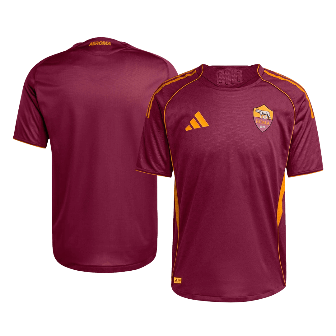 Roma Home Player Version Soccer Jersey 2025/26
