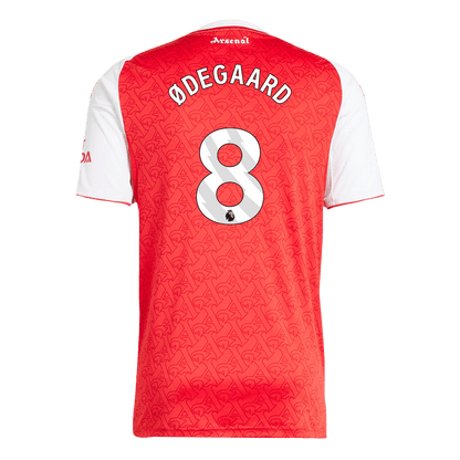 ØDEGAARD #8 Arsenal Home Soccer Jersey 2025/26 Red