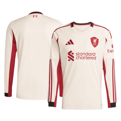 Liverpool Away Long Sleeve Soccer Jersey 2025/26