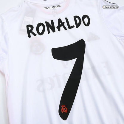 RONALDO #7 Real Madrid 2013/14 Home Retro Soccer Jersey