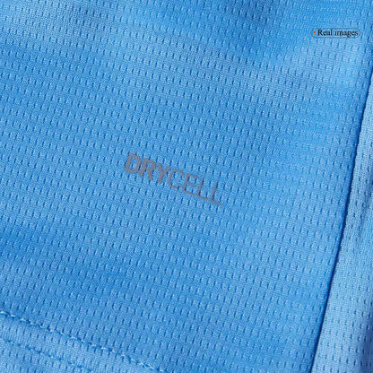Manchester City Kid's Home Soccer Jersey Kit (Jersey+Shorts) 2025/26 Blue