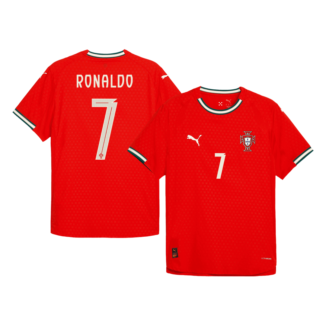 RONALDO #7 Portugal Home Player Version Football Jersey 2025 Red