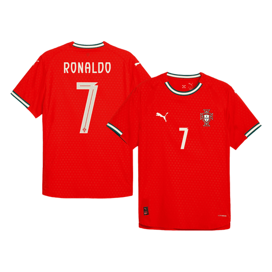 RONALDO #7 Portugal Home Player Version Football Jersey 2025 Red