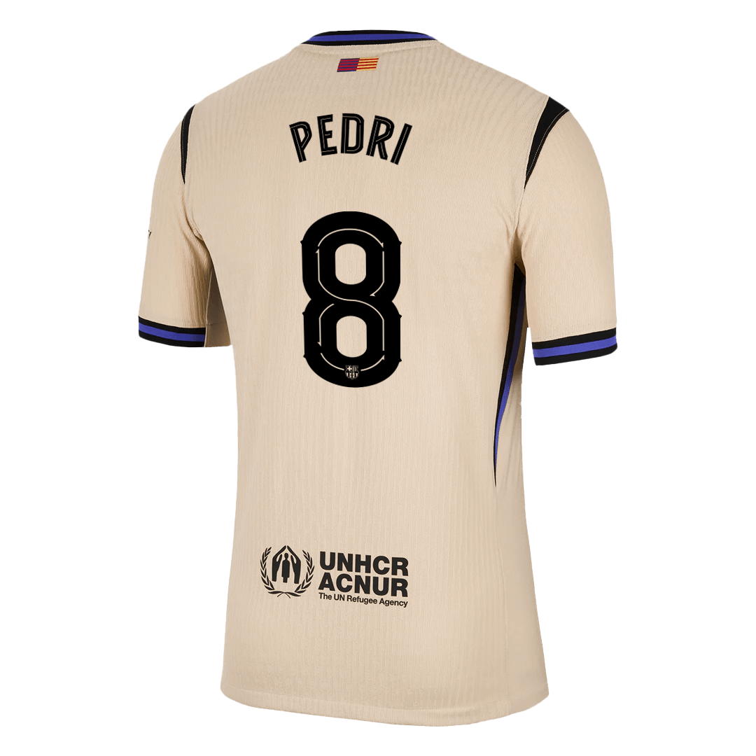 PEDRI #8 Barcelona Away Player Version Soccer Jersey 2025/26 - UCL