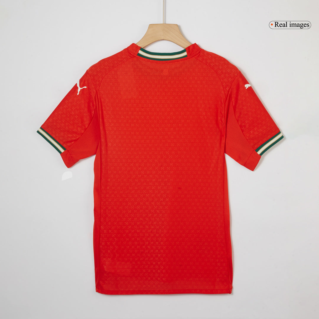 Portugal Home Player Version Football Jersey 2025 Red