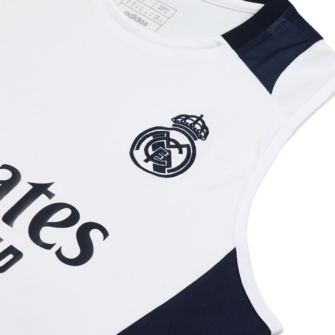 Real Madrid Pre-Match Soccer Jersey Vest Kit (Jersey+Shorts) 2024/25