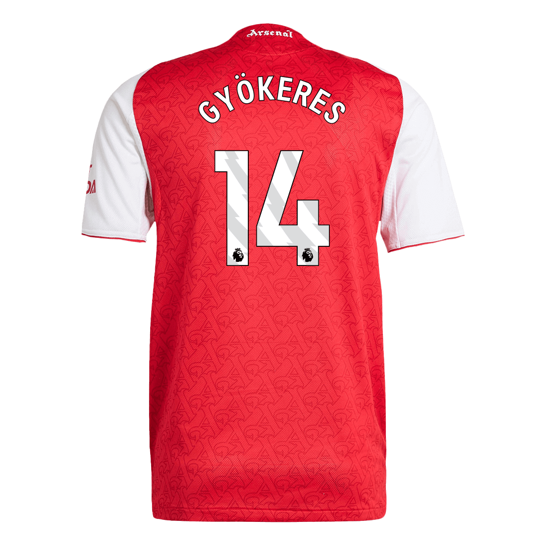 GYÖKERES #14 Arsenal Home Player Version Soccer Jersey 2025/26