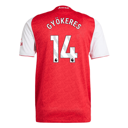 GYÖKERES #14 Arsenal Home Player Version Soccer Jersey 2025/26