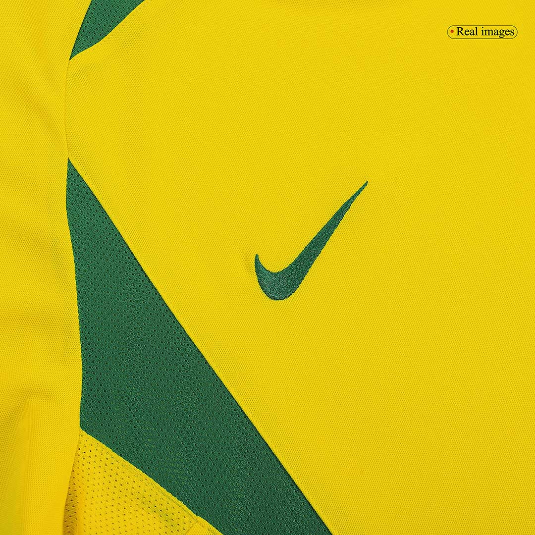 RONALDO #9 Brazil 2002/03 Home Retro Soccer Jersey