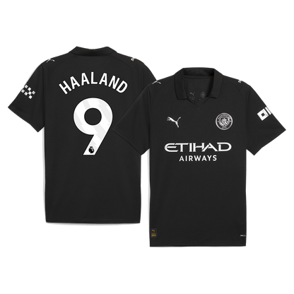 HAALAND #9 Manchester City Away Soccer Jersey 2025/26
