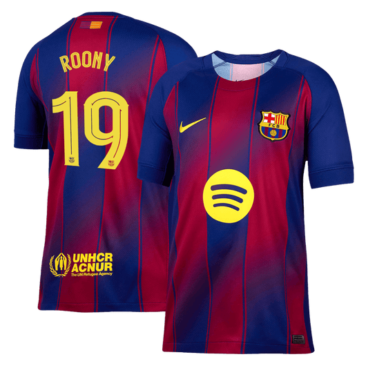 ROONY #19 Barcelona Home Soccer Jersey 2025/26 - UCL