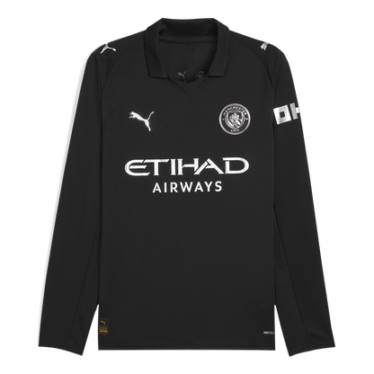 Manchester City Away Long Sleeve Soccer Jersey 2025/26