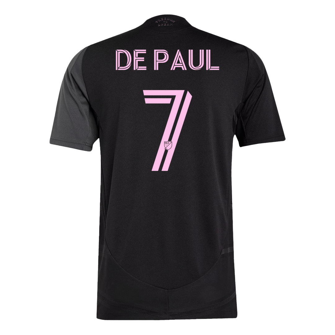 DE PAUL #7 Inter Miami CF Away Player Version Soccer Jersey 2025