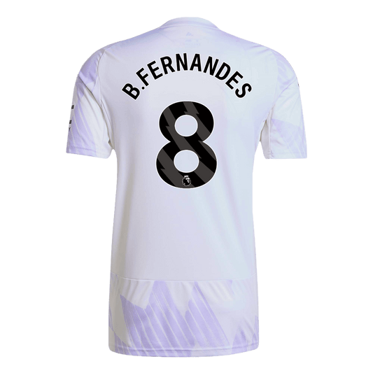 B.FERNANDES #8 Manchester United Away Soccer Jersey 2025/26