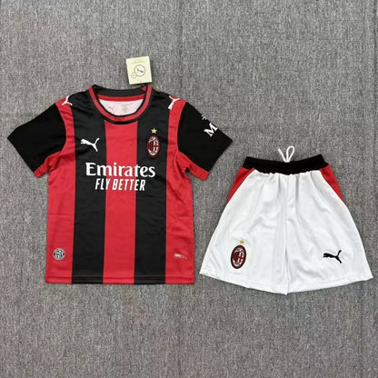 AC Milan Kid's Home Kit - Jersey+Shorts 2026/27