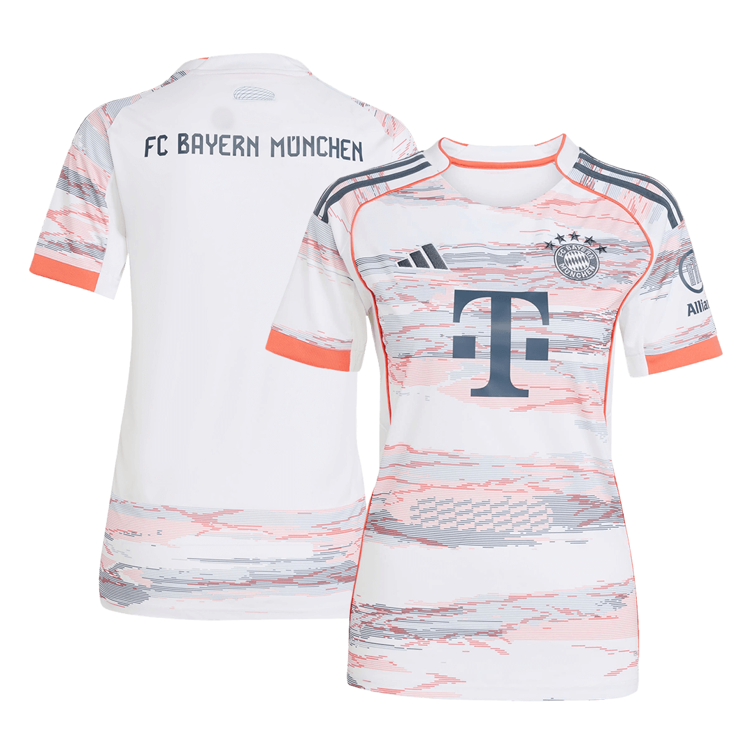 Bayern Munich Women's Away Soccer Jersey 2025/26 White
