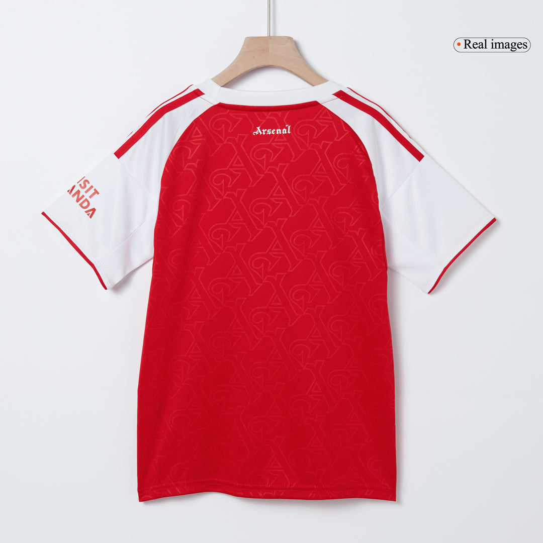 Arsenal Kid's Home Soccer Jersey Kit (Jersey+Shorts) 2025/26 Red