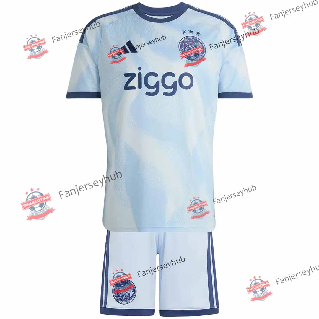 Troisième tenue extérieure enfant de l'Ajax - Maillot + Short 2025/26