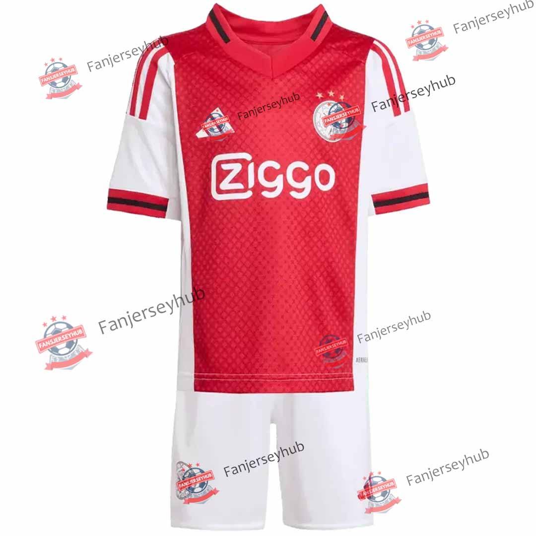 Troisième tenue extérieure enfant de l'Ajax - Maillot + Short 2025/26