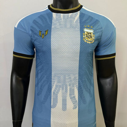 MESSI #10 Argentina X Messi Player Version Jersey 2026 Blue With Badge