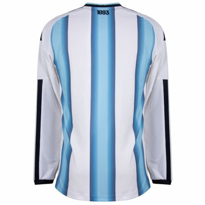 Argentina Long Sleeve Home Football Jersey 2026 World Cup