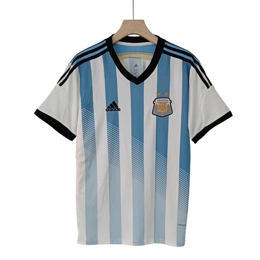 Argentina 2014 Home Retro Football Jersey