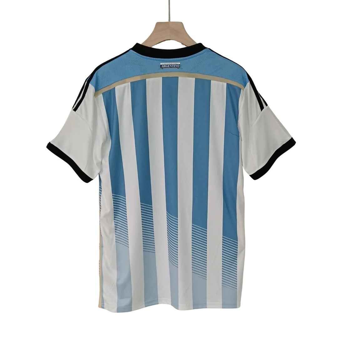Argentina 2014 Home Retro Football Jersey