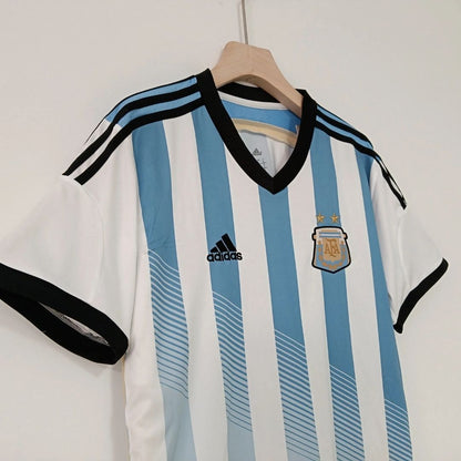 Argentina 2014 Home Retro Football Jersey