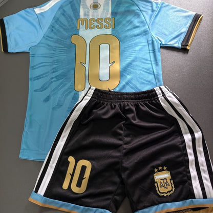 Παιδικό σετ εμφάνισης Argentina x Messi #10 (εντός έδρας) 2026 - Φανέλα+Σορτς