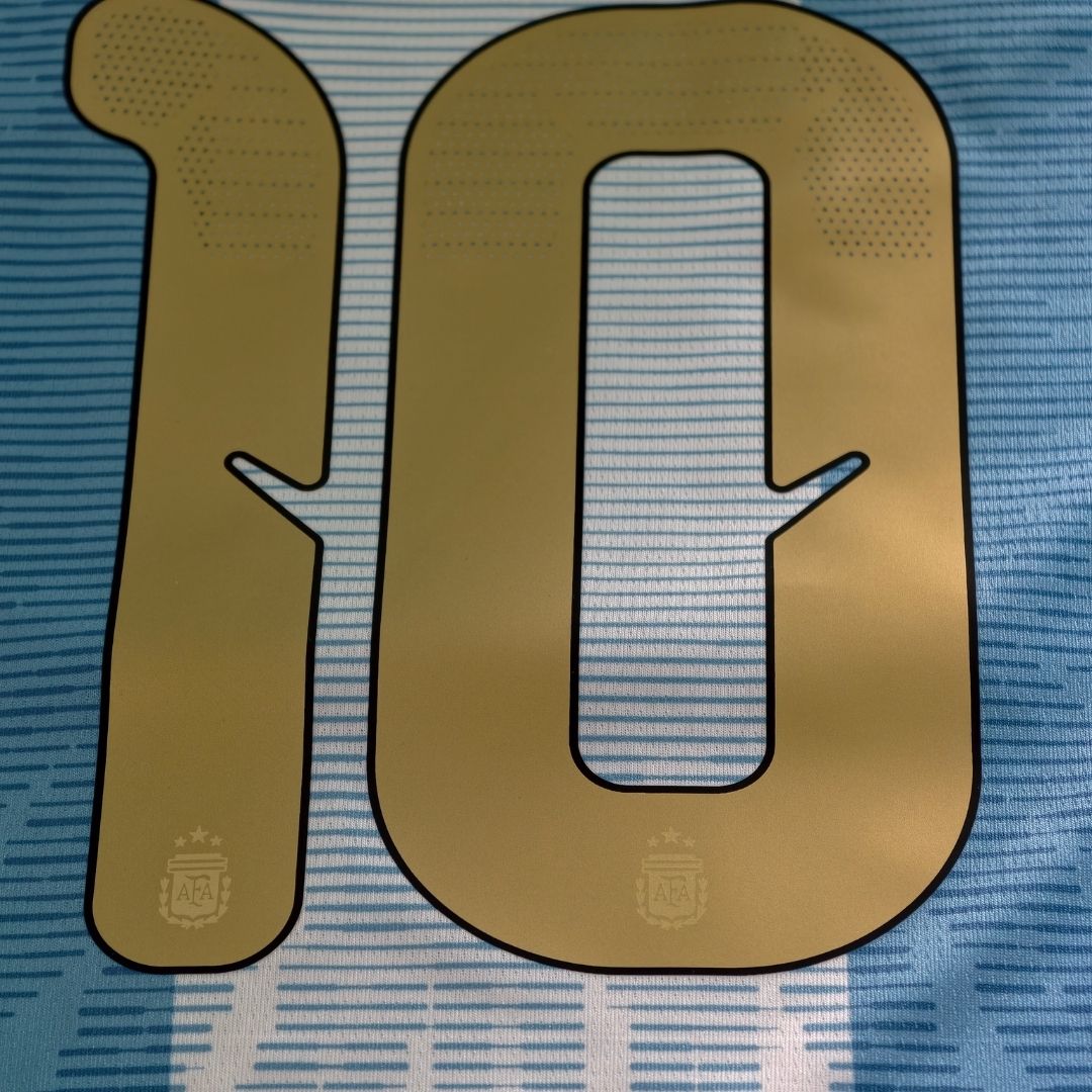 Παιδικό σετ εμφάνισης Argentina x Messi #10 (εντός έδρας) 2026 - Φανέλα+Σορτς