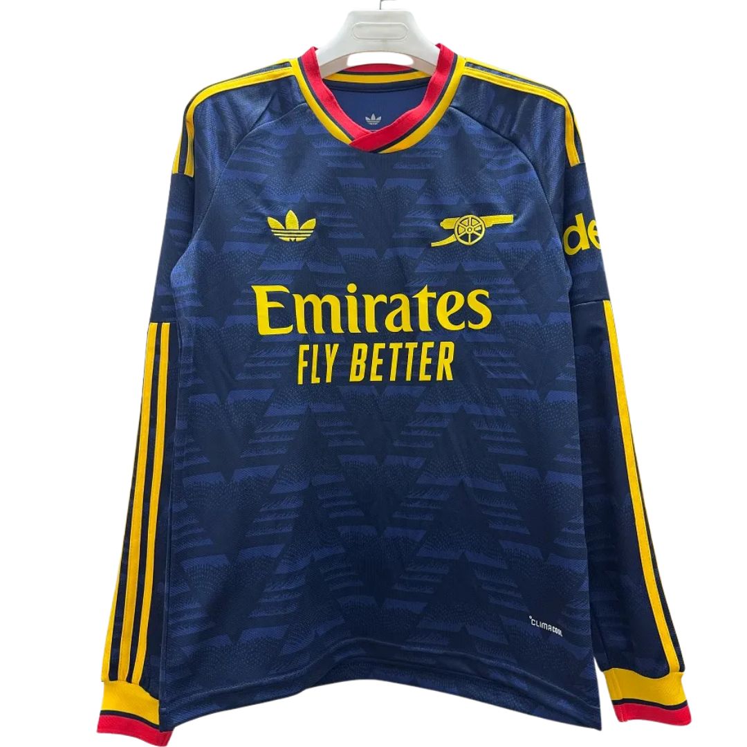 Camiseta de fútbol de manga larga de visitante de Japón 2026 para la Copa del Mundo