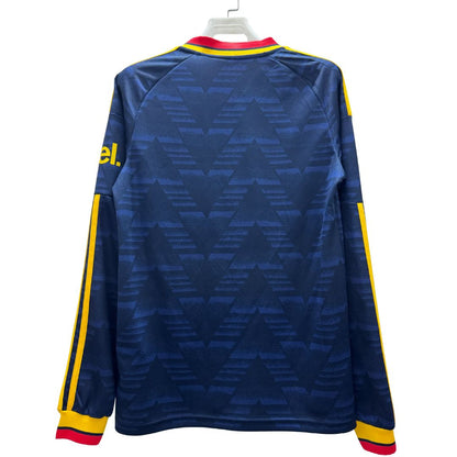 Camiseta de fútbol de manga larga de visitante de Japón 2026 para la Copa del Mundo